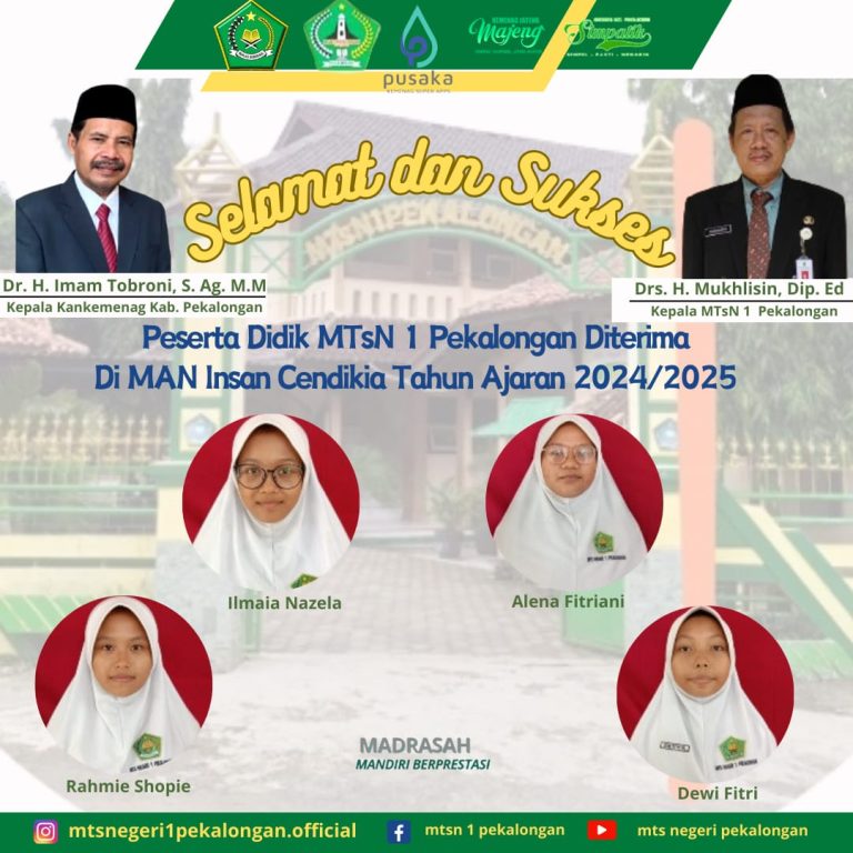 Bangga Siswanya Diterima MAN IC, Kepala Madrasah Sampaikan Selamat