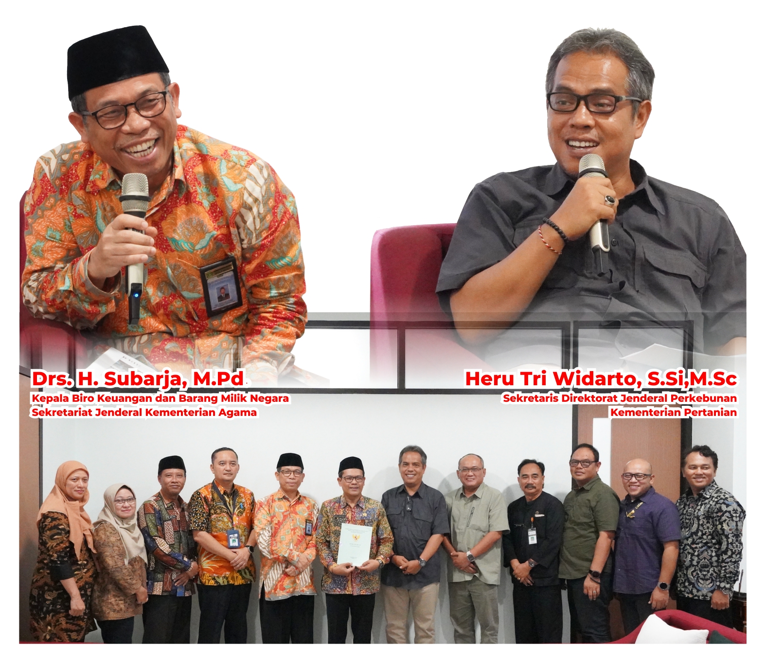 Kementerian Pertanian Serahkan BMN Berupa Tanah kepada KUA Kecamatan Pamotan Rembang