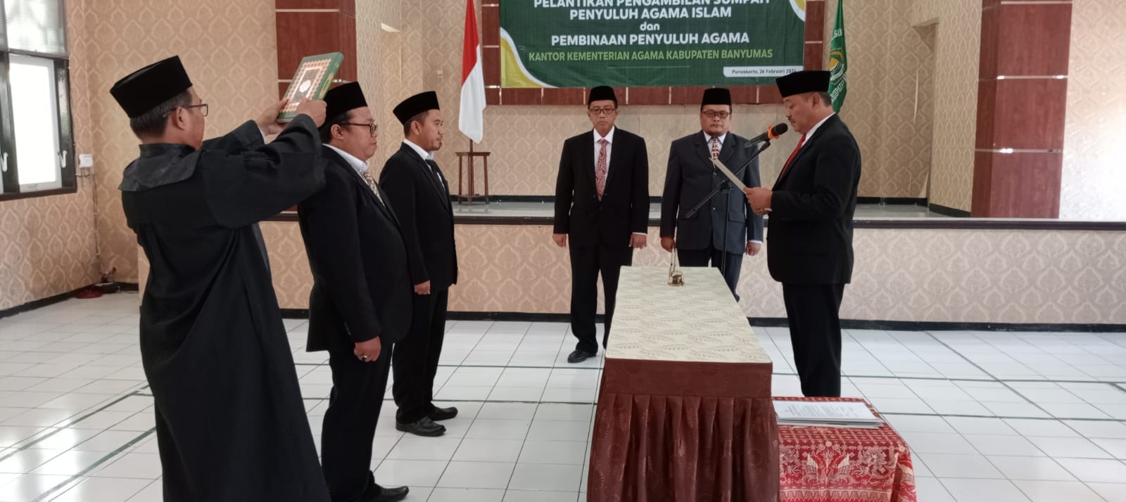 Pejabat Gara Kristen Kemenag Banyumas Dilantik