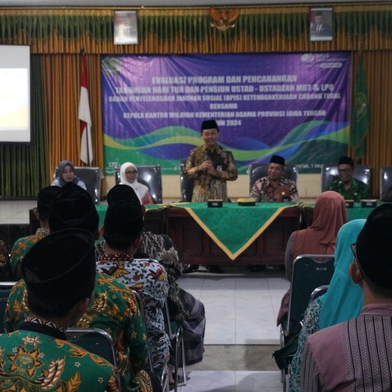 Kakanwil Canangkan Tabungan Hari Tua dan Pensiun Ustad Ustadzah MDT dan LPQ Kab. Tegal, Ini yang Pertama di Indonesia