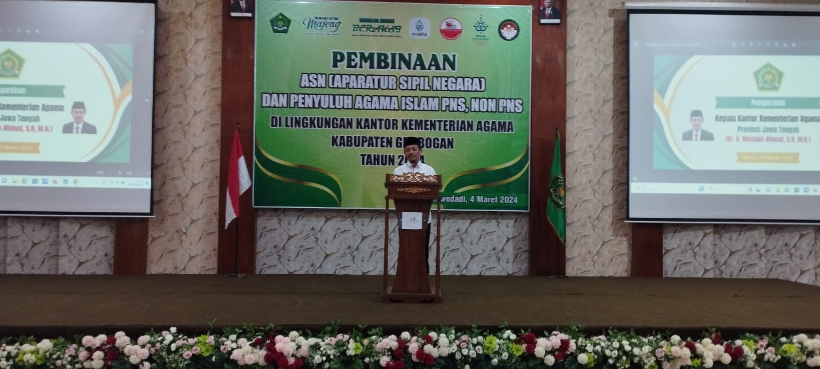 Ciptakan ASN Berdisiplin Tinggi, Kakanwil Berikan Pembinaan ASN Kemenag Grobogan