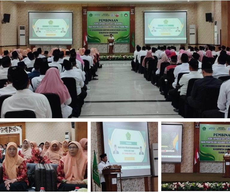Ciptakan ASN Berdisiplin Tinggi, Kakanwil Berikan Pembinaan ASN Kemenag Grobogan
