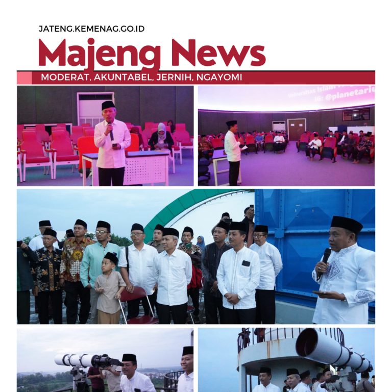 Rukyatul Hilal Penetapan 1 Syawal 1445 H di Titik Pengamatan UIN Walisongo Semarang