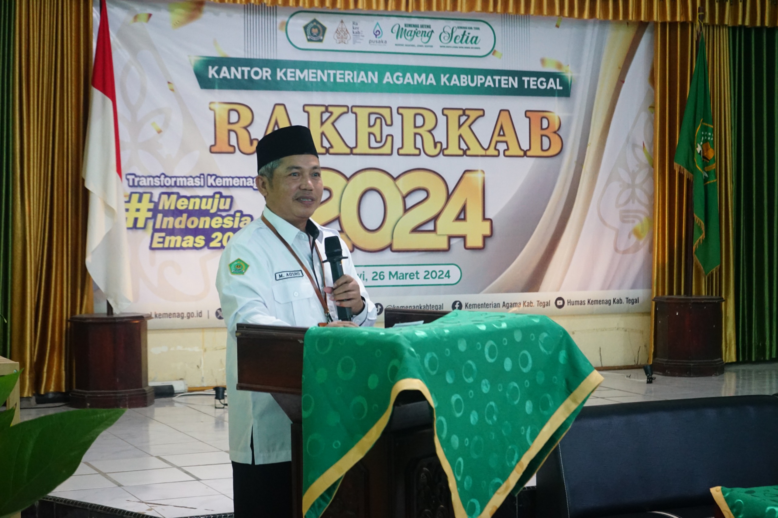 M. Aqsho Buka Raker 2024 Kantor Kementerian Agama Kab. Tegal