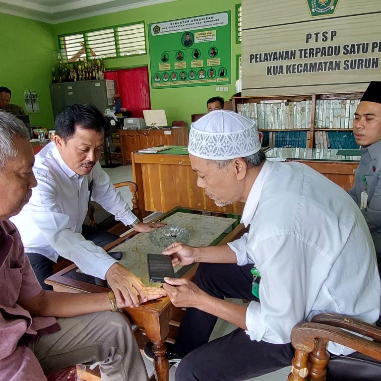 Pasca Idul Fitri Kakanwil Pantau Biometrik Jamaah Cadangan