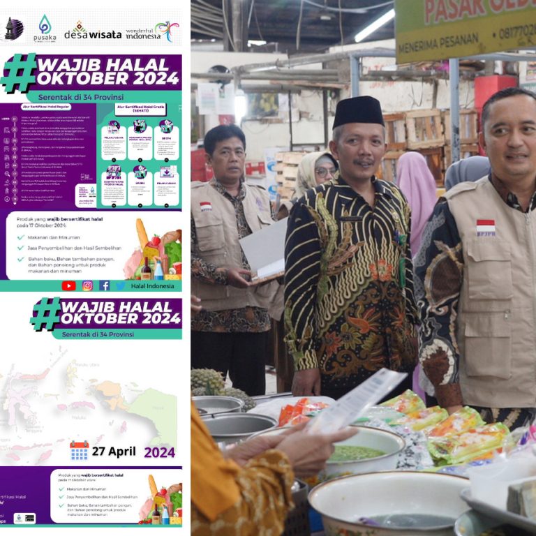 Kick Off Pendampingan Sertifikasi Halal di 3000 Desa Wisata, pada Pelaksanaan Wajib Halal Oktober (WHO) 2024
