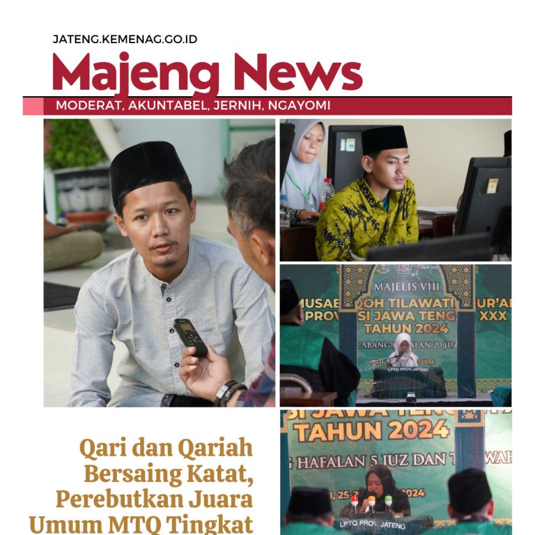 Qari dan Qariah Bersaing Ketat, Perebutkan Juara Umum MTQ Tingkat Jawa Tengah