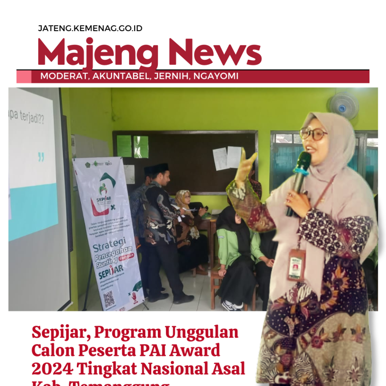 Sepijar, Program Unggulan Calon Peserta PAI Award 2024 Tingkat Nasional Asal Kab. Temanggung