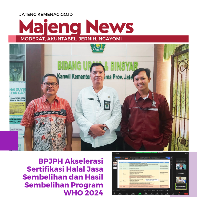 BPJPH Akselerasi Sertifikasi Halal Jasa Sembelihan dan Hasil Sembelihan Program WHO 2024