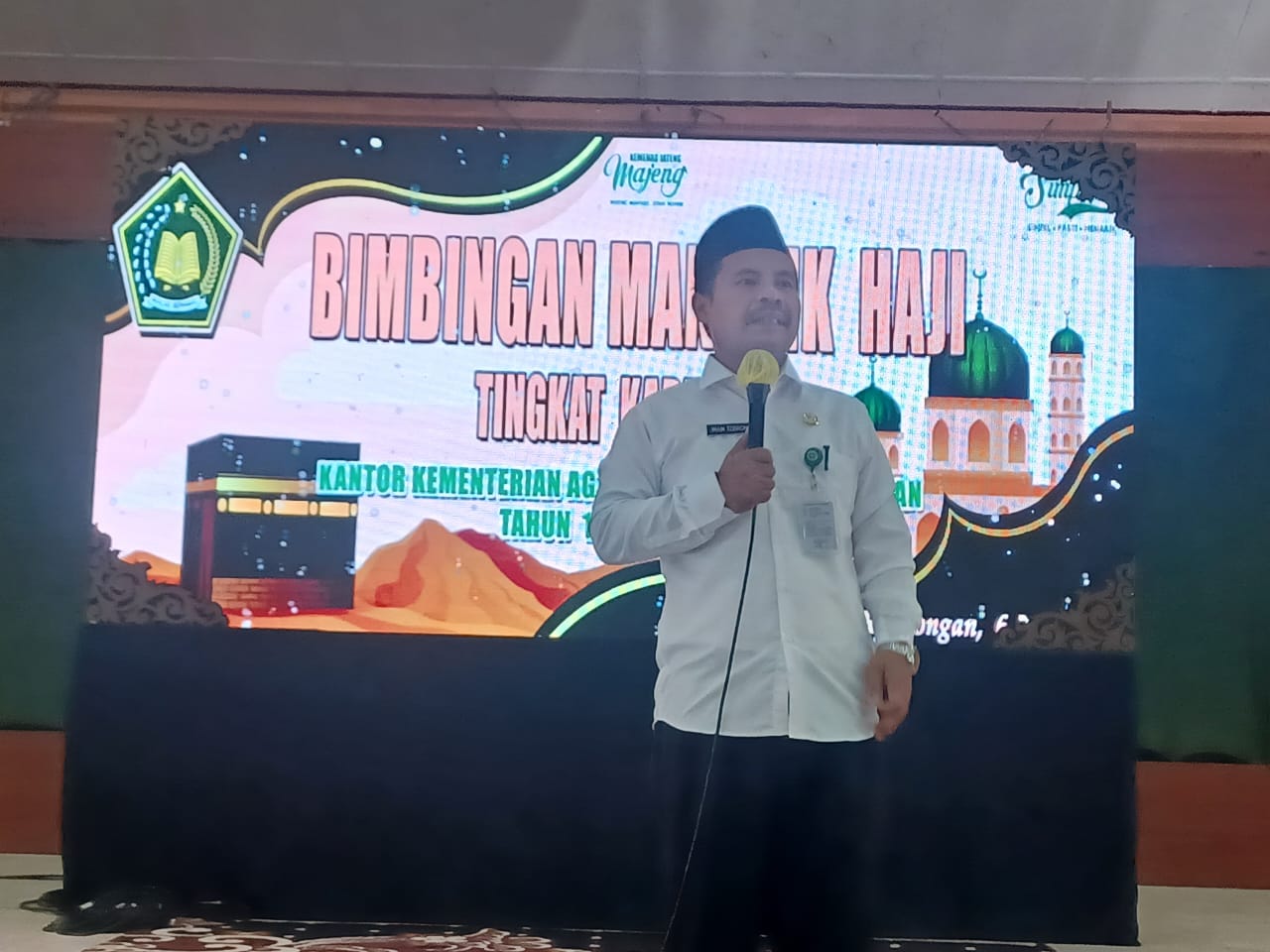 Kepala Kemenag Sampaikan Materi Bimbingan Haji: Persiapan Calon Jemaah Haji Kabupaten Pekalongan