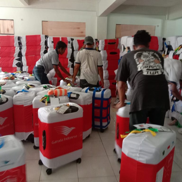 Koper Jemaah Calhaj Kloter 43, 44, dan 45 SOC Telah Sampai di Asrama Haji Donohudan