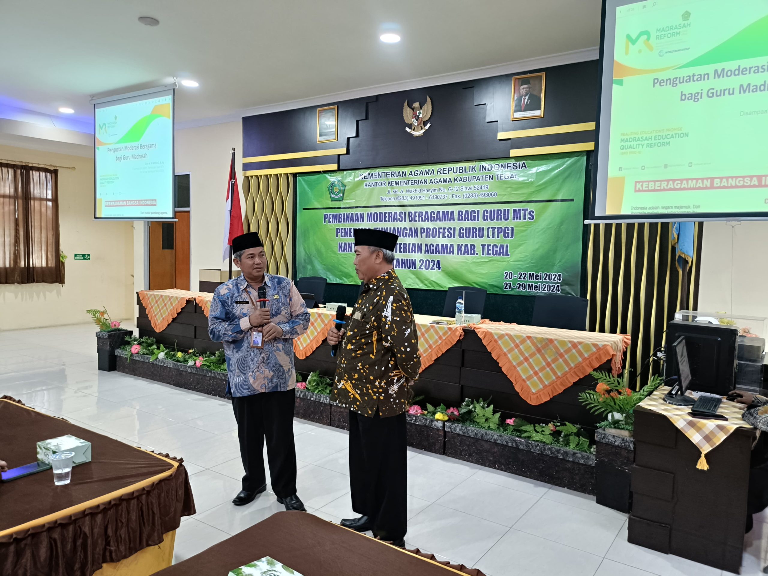 Tutup Kegiatan Pembinaan Moderasi Beragama, HM. Aqsho: Ciptakan Masyarakat yang Harmonis dan Toleran