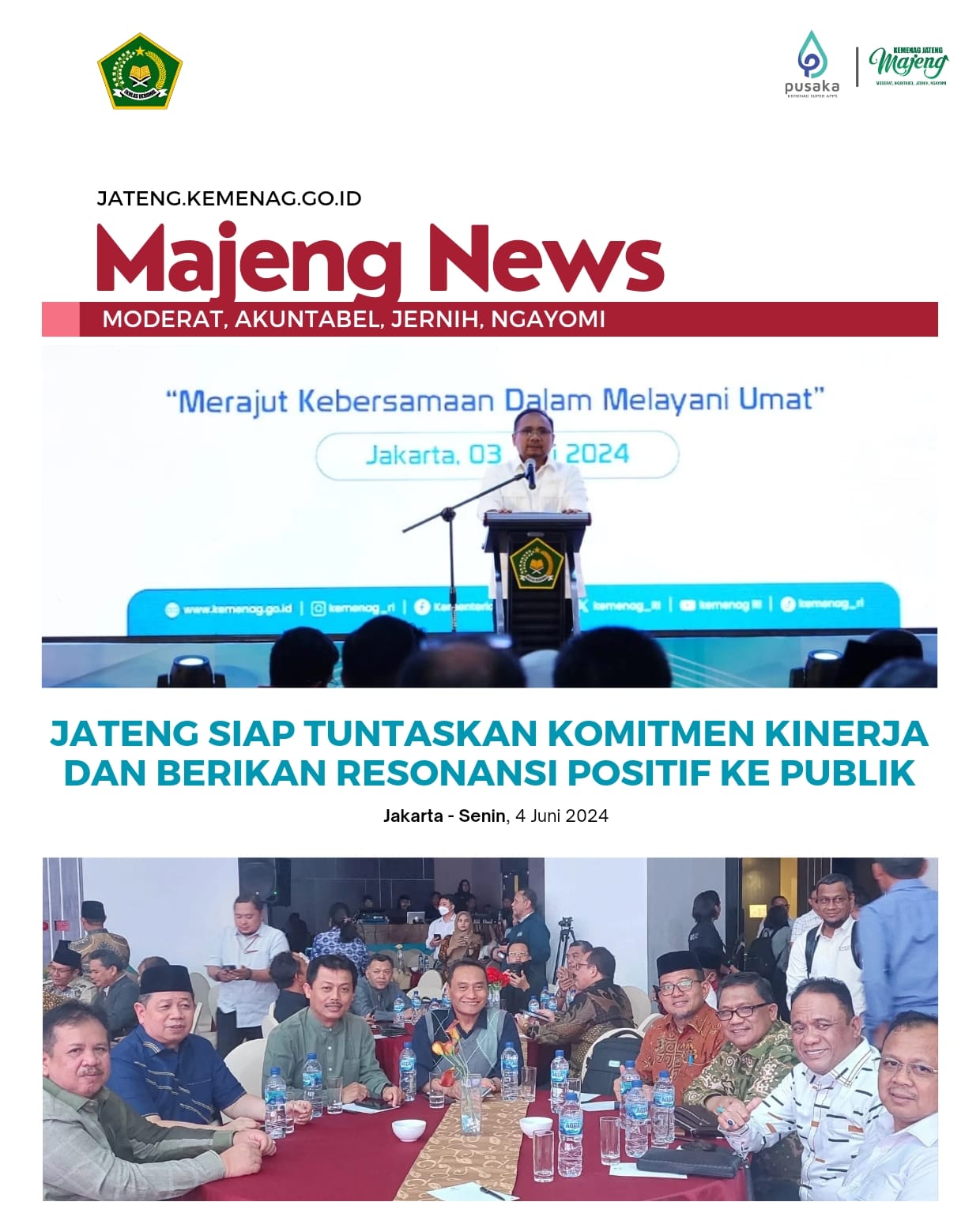 Jateng Siap Tuntaskan Komitmen Kinerja dan Berikan Resonansi Positif ke Publik