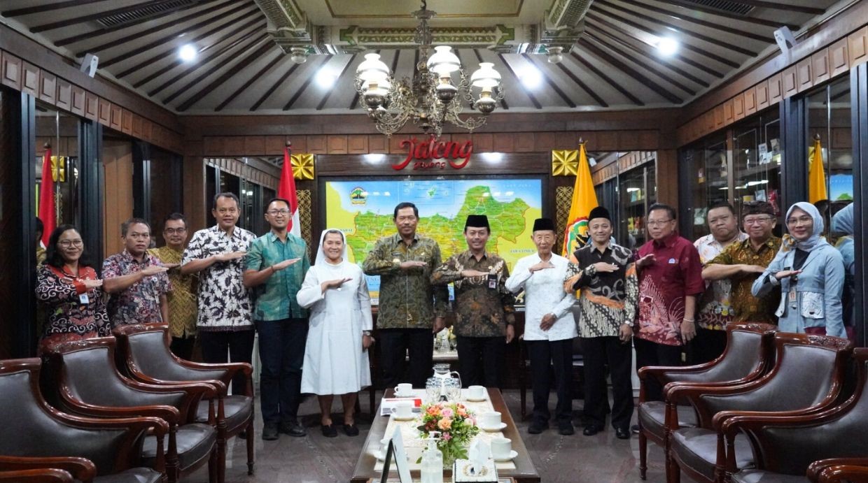 Bersama Tokoh Agama Wujudkan Jateng Toleran  dan Rukun