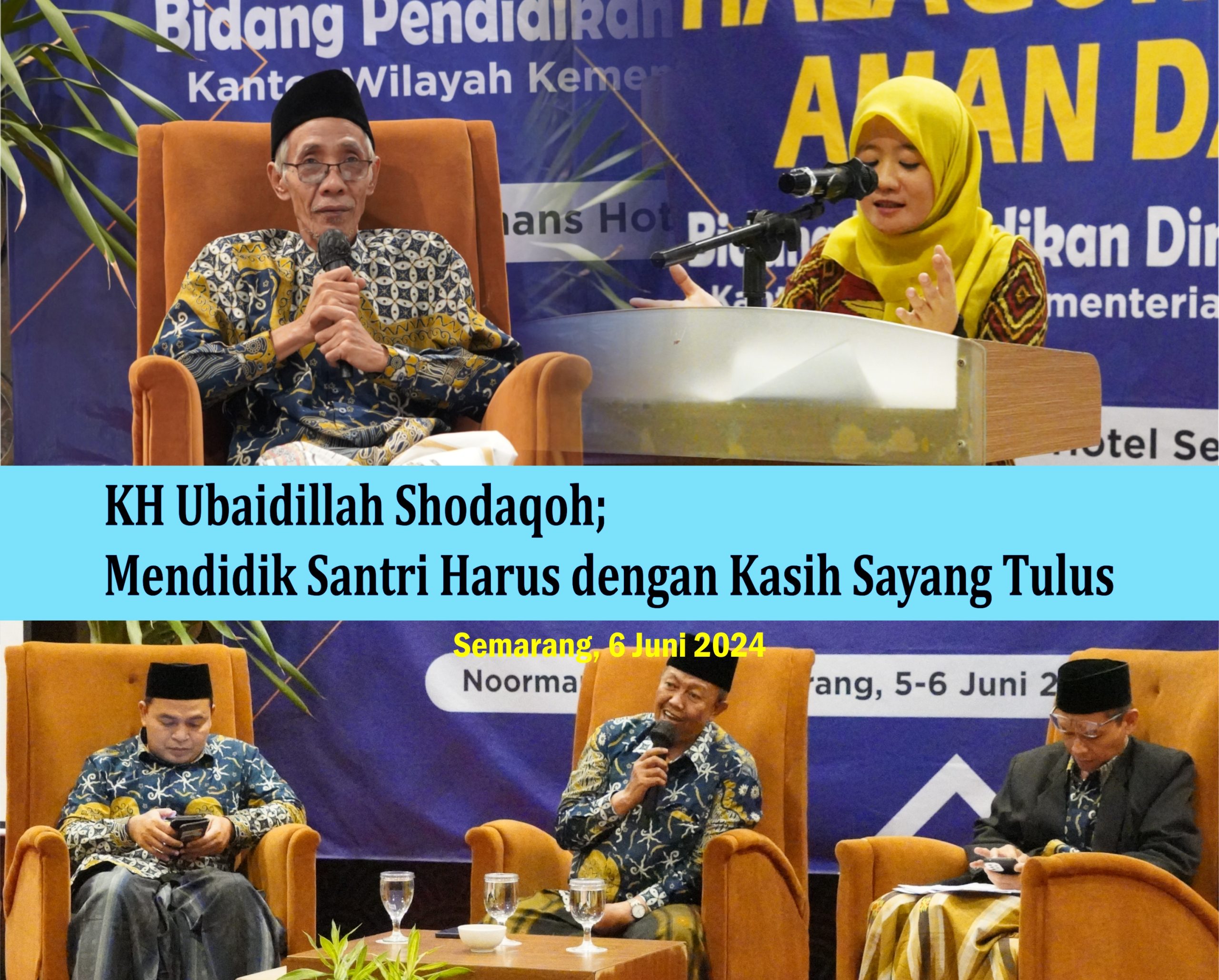 KH Ubaidillah Shodaqoh: Mendidik Santri Harus dengan Kasih Sayang Tulus