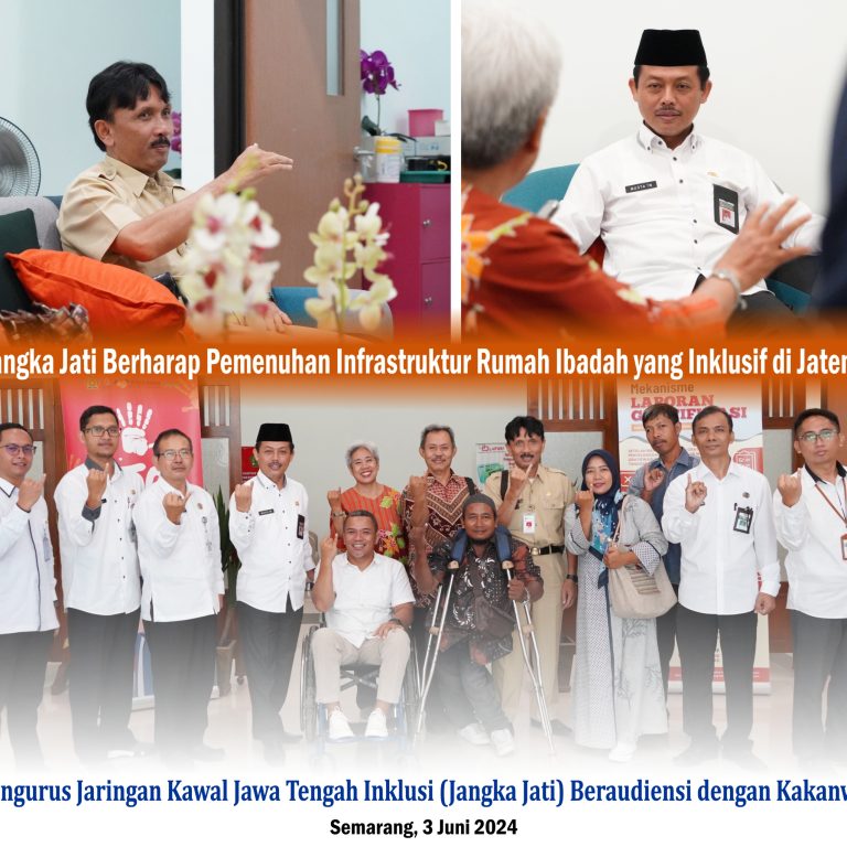 Jangka Jati Berharap Pemenuhan Infrastruktur Rumah Ibadah yang Inklusif di Jateng