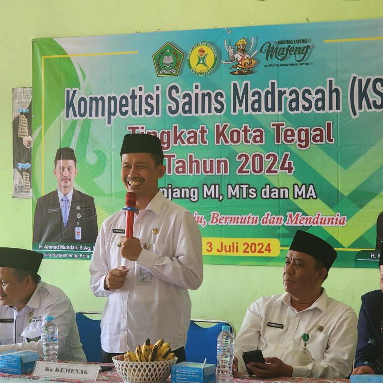 Buka Kompetisi Sains Madrasah Tahun 2024, Muhdzir: Cetak Generasi yang Berprestasi & Berakhlak Mulia