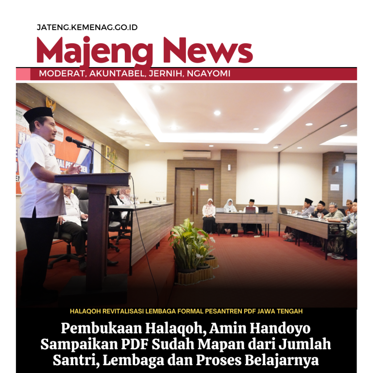 Pembukaan Halaqoh, Amin Handoyo Sampaikan PDF Sudah Mapan dari Jumlah Santri, Lembaga dan Proses Belajarnya