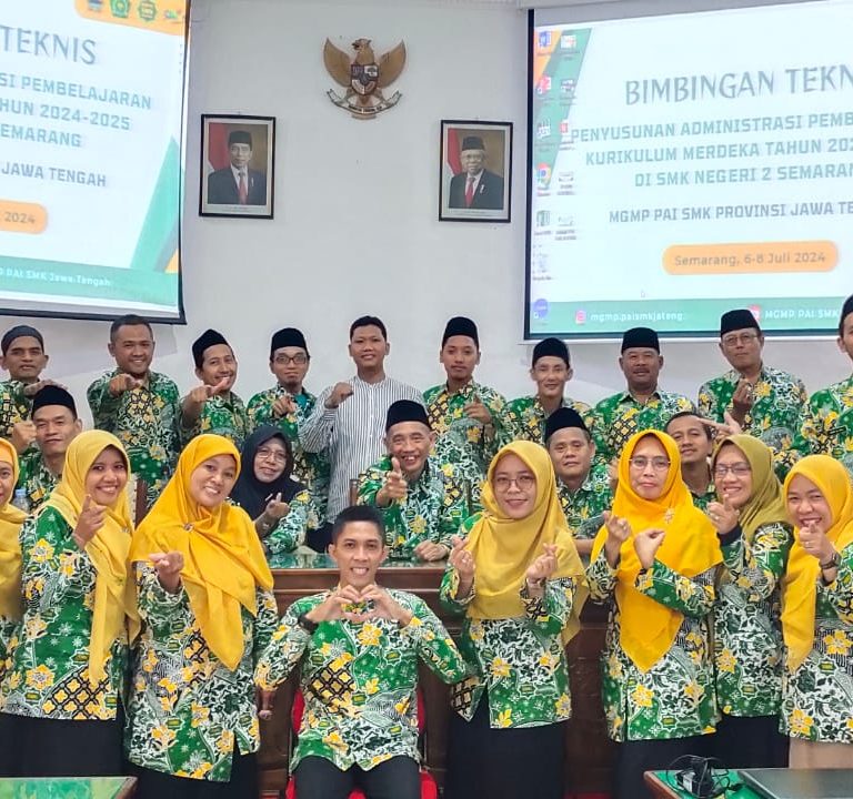 Bimbingan Teknis Pembelajaran Kurikulum Merdeka MGMP PAI SMK Provinsi Jawa Tengah