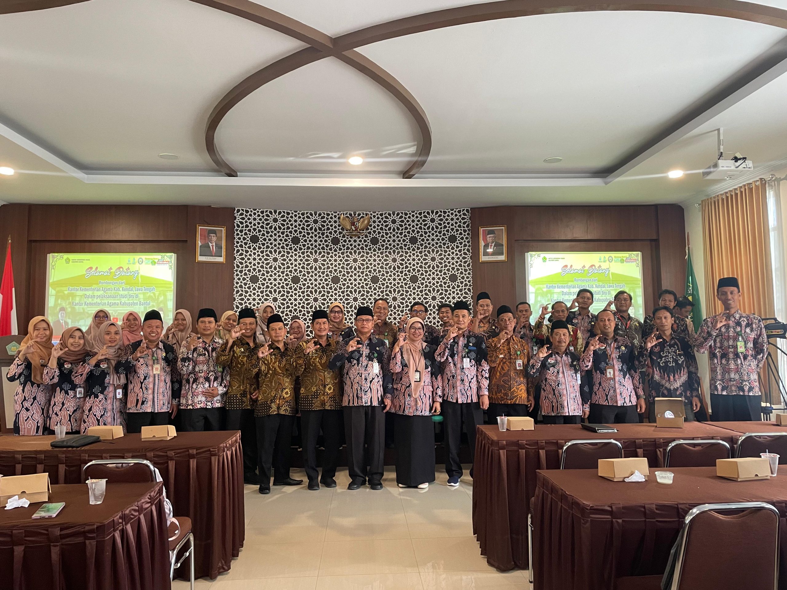 Masuk ke Tahap Penilaian TPN, Kankemenag Kendal Studi Tiru ke Kankemenag Bantul
