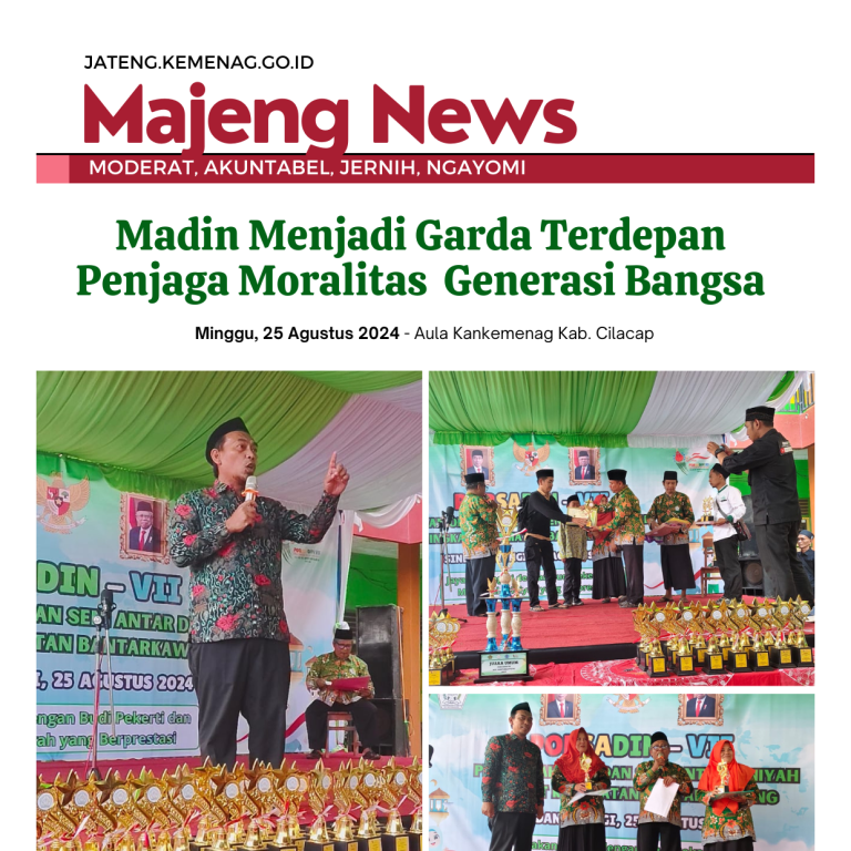 Madin Menjadi Garda Terdepan Penjaga Moralitas  Generasi Bangsa