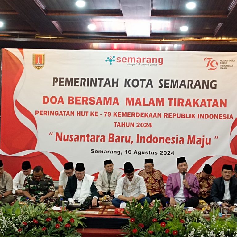 Kakankemenag Kota Semarang Hadiri Doa Bersama Jelang HUT ke-79 Kemerdekaan RI