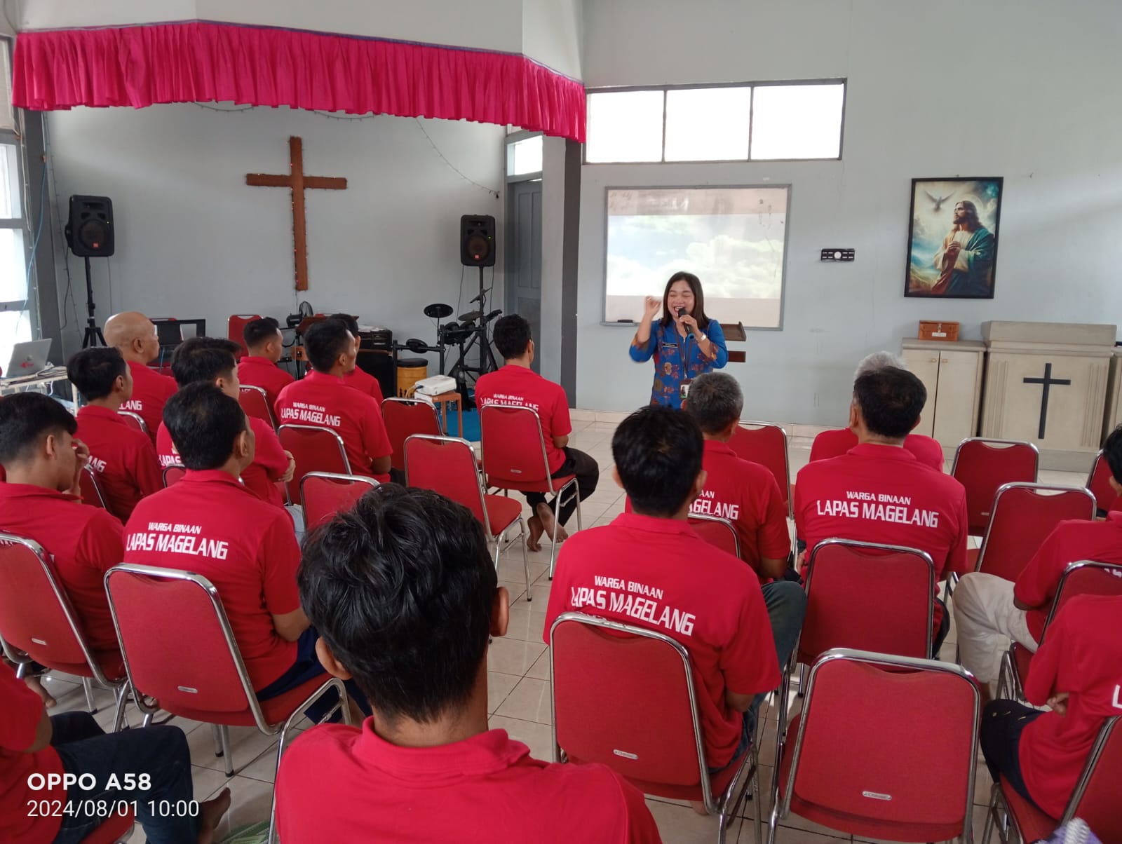Lis Rosalina, Ajak Jauhi Judi Online Warga Binaan di Lapas Magelang