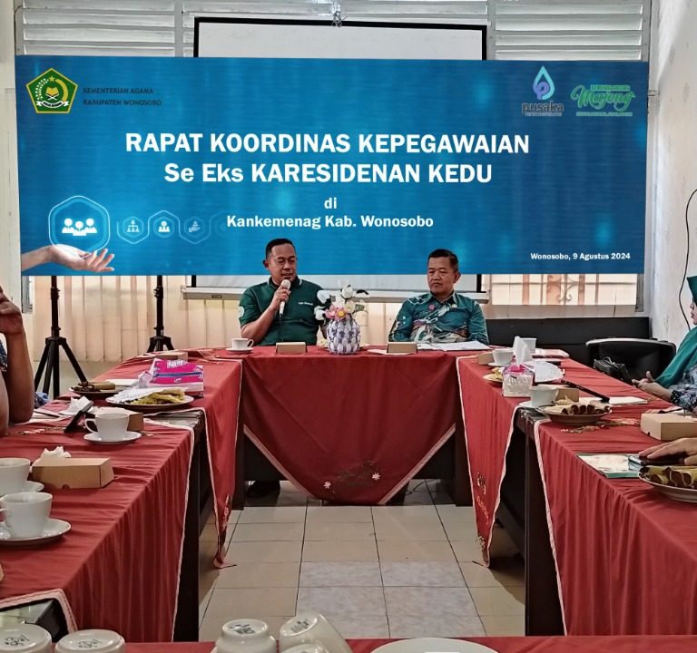 Fokus Update Data ASN dan Penggunaan Aplikasi BKN serta Kemenag, Wonosobo Jadi Tuan Rumah Rakor Kepegawaian Se-Eks Karesidenan Kedu