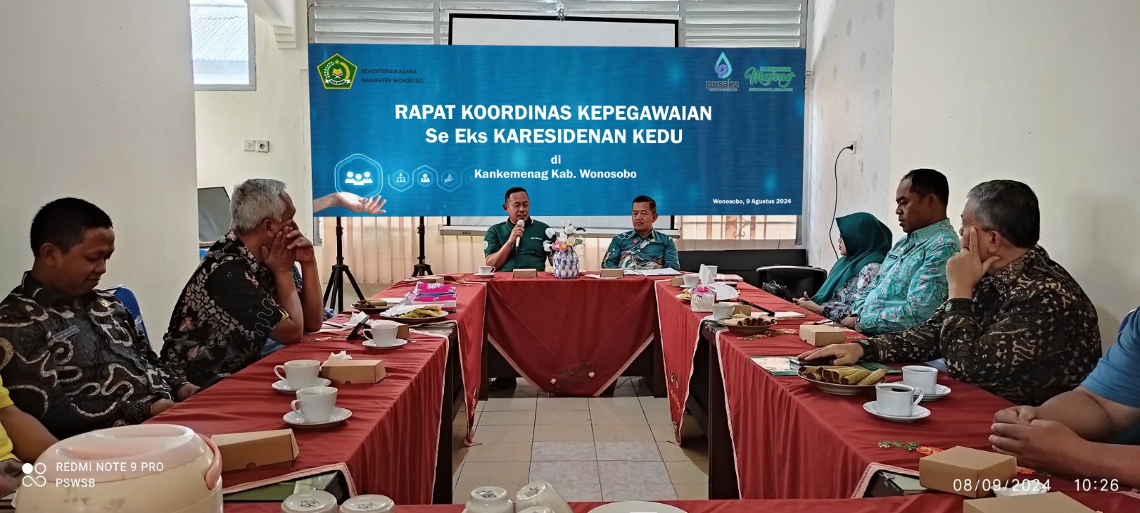 Fokus Update Data ASN dan Penggunaan Aplikasi BKN serta Kemenag, Wonosobo Jadi Tuan Rumah Rakor Kepegawaian Se-Eks Karesidenan Kedu