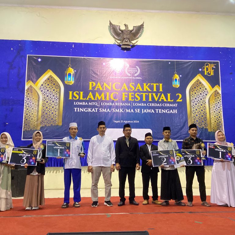 Tim Ekstra Keagamaan MAN 1 Tegal Raih Juara 2 LCC Pancasakti Islamic Festival 2