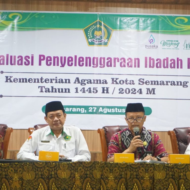 Rakor dan Evaluasi Penyelenggaran Ibadah Haji Tahun 1445 H/2024 M Tingkat Kota Semarang