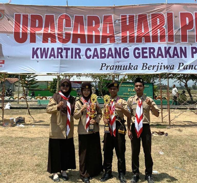 2 Anggota Pramuka MAN 1 Tegal Raih Juara Lomba Pramuka Garuda Berprestasi