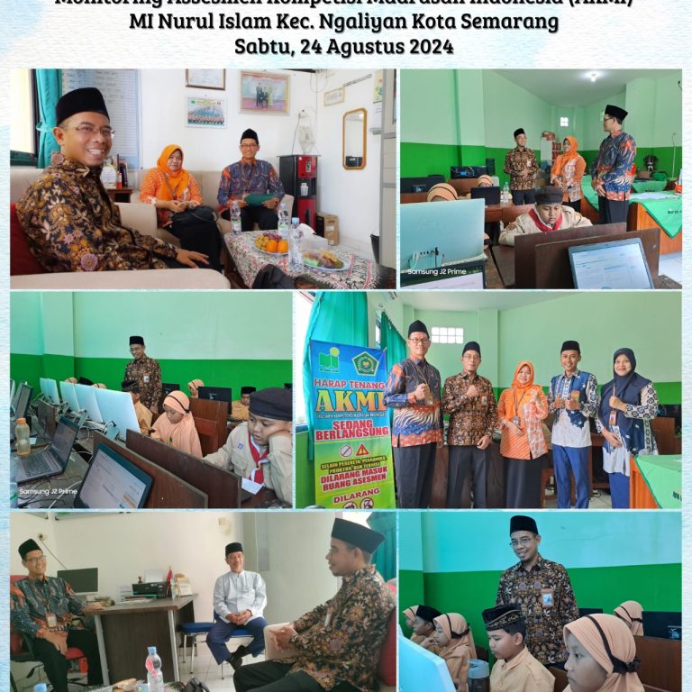 Pelaksanaan AKMI di MI Nurul Islam Terpantau Ditjen Pendis Kemenag RI