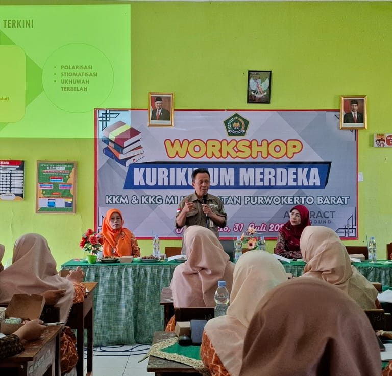 Workshop Kurikulum Merdeka KKG MI Kecamatan Purwokerto Barat Tahun 2024