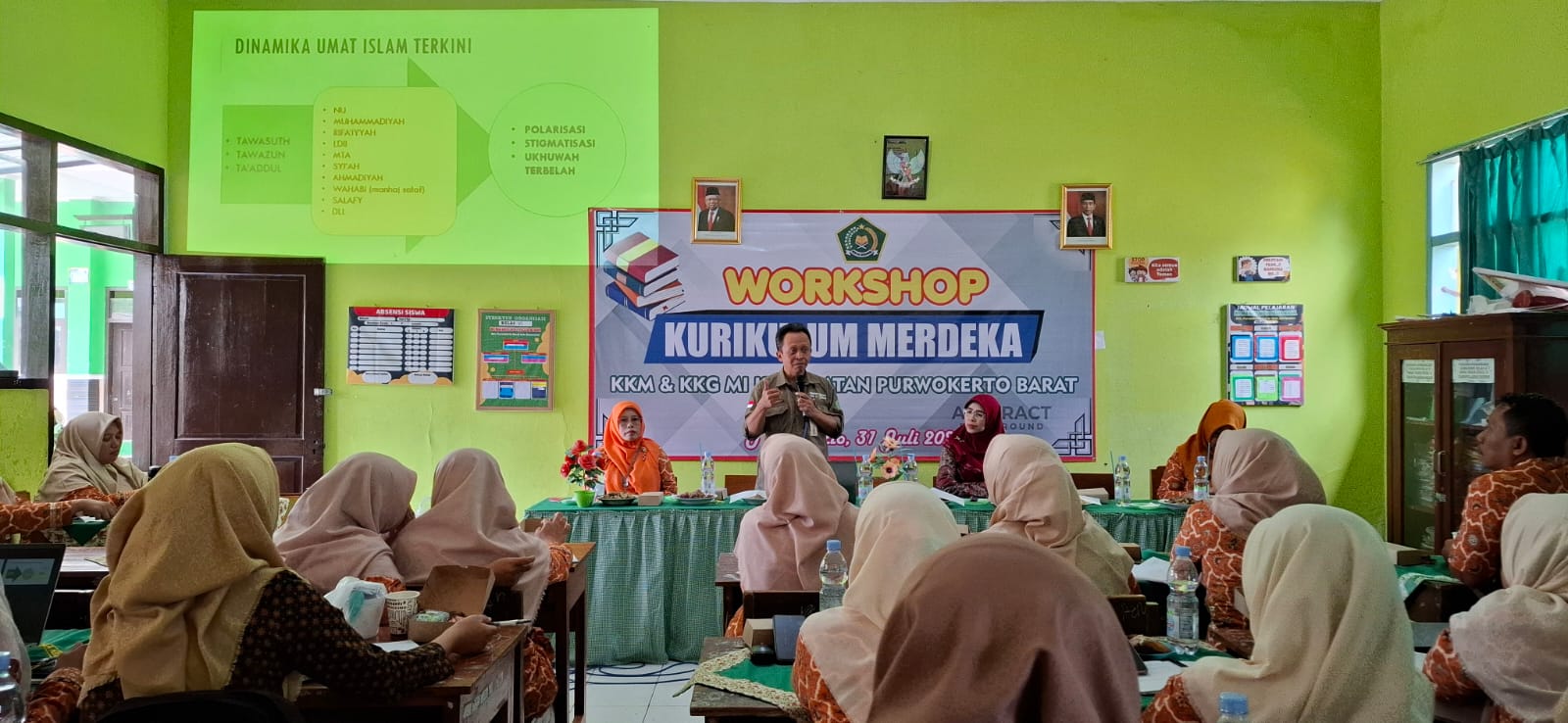 Workshop Kurikulum Merdeka KKG MI Kecamatan Purwokerto Barat Tahun 2024