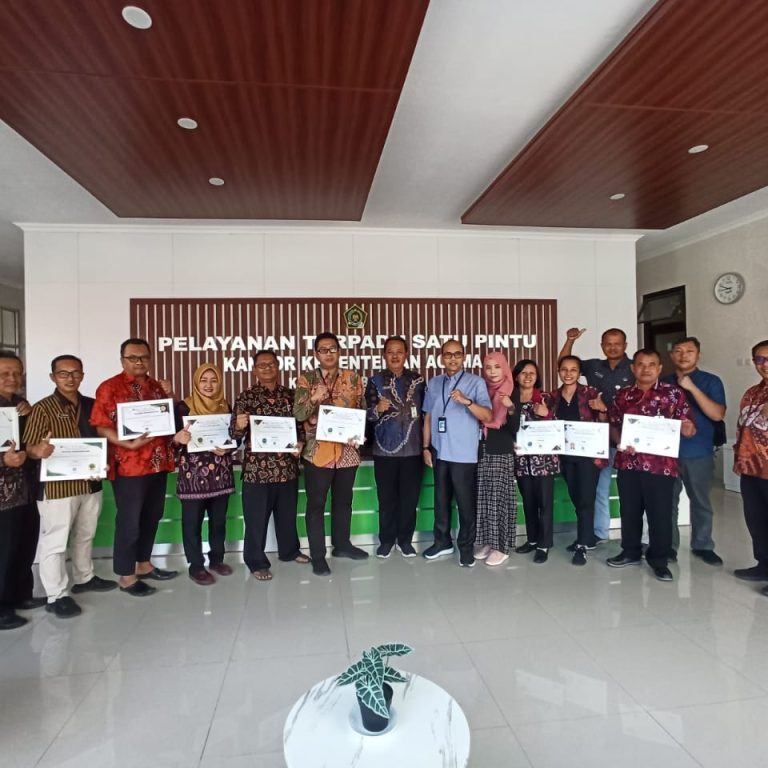 9 Penghargaan dari Kemenkeu Untuk Kemenag Banyumas