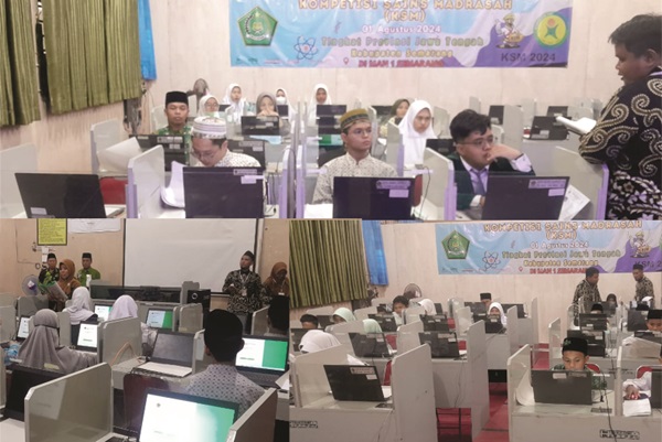 Suasana KSM 2024 Tingkat Provinsi Titik Lokasi MAN 1 Semarang untuk jenjang MA, MTs dan MI