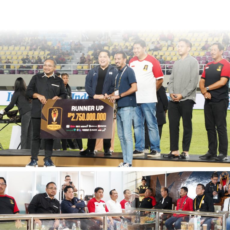 Menag Gus Yaqut Saksikan Laga Final Sepak Bola Piala Presiden 2024