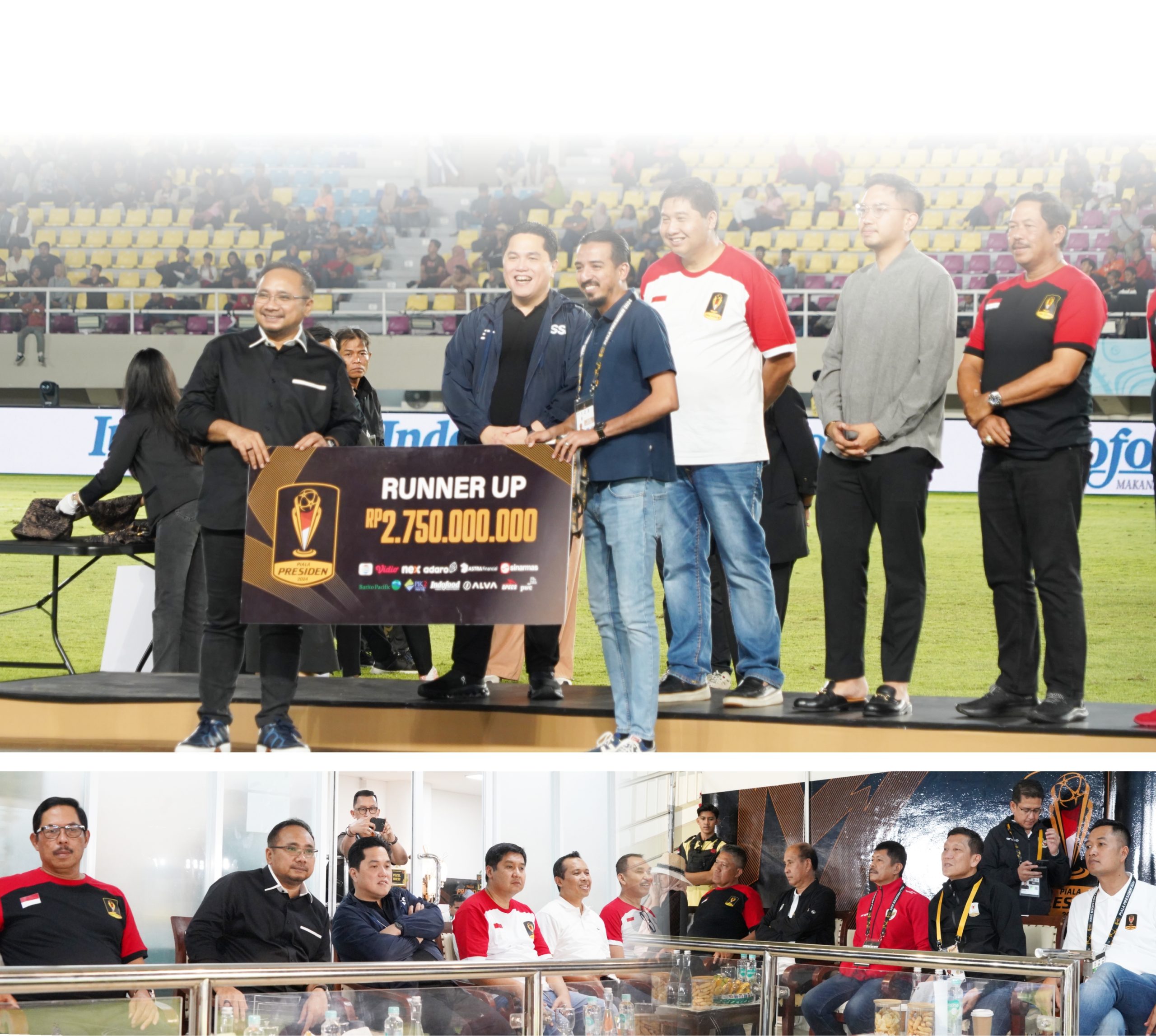 Menag Gus Yaqut Saksikan Laga Final Sepak Bola Piala Presiden 2024