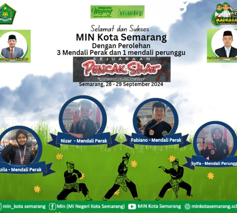 Prestasi Gemilang MIN Kota Semarang dalam Kejuaraan Pencak Silat Pelajar 2024