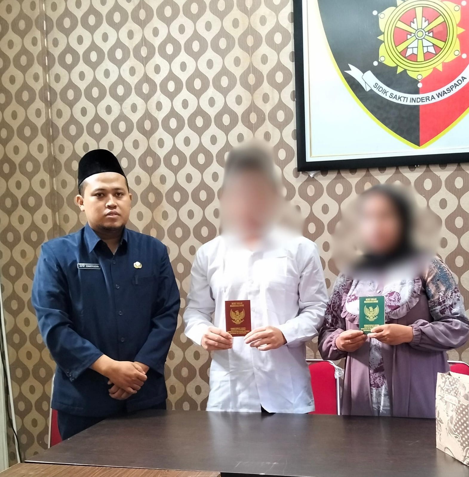 Penghulu KUA Kendal Laksanakan Pelayanan Nikah di Polres