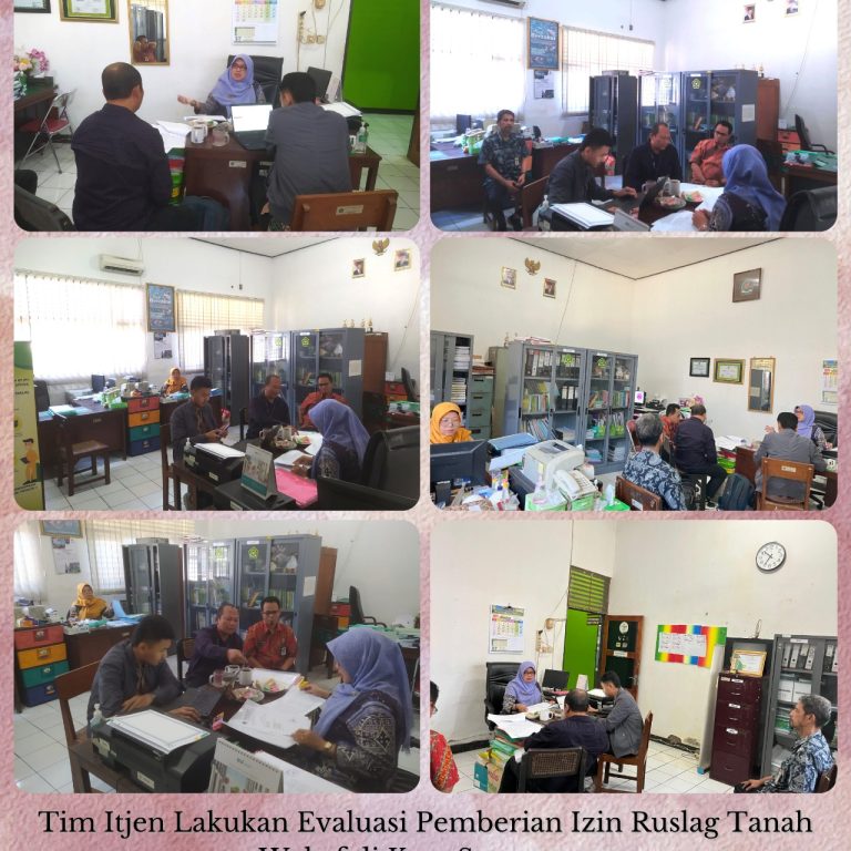 Tim Itjen Evaluasi Pemberian Izin Ruislag Tanah Wakaf di Kota Semarang