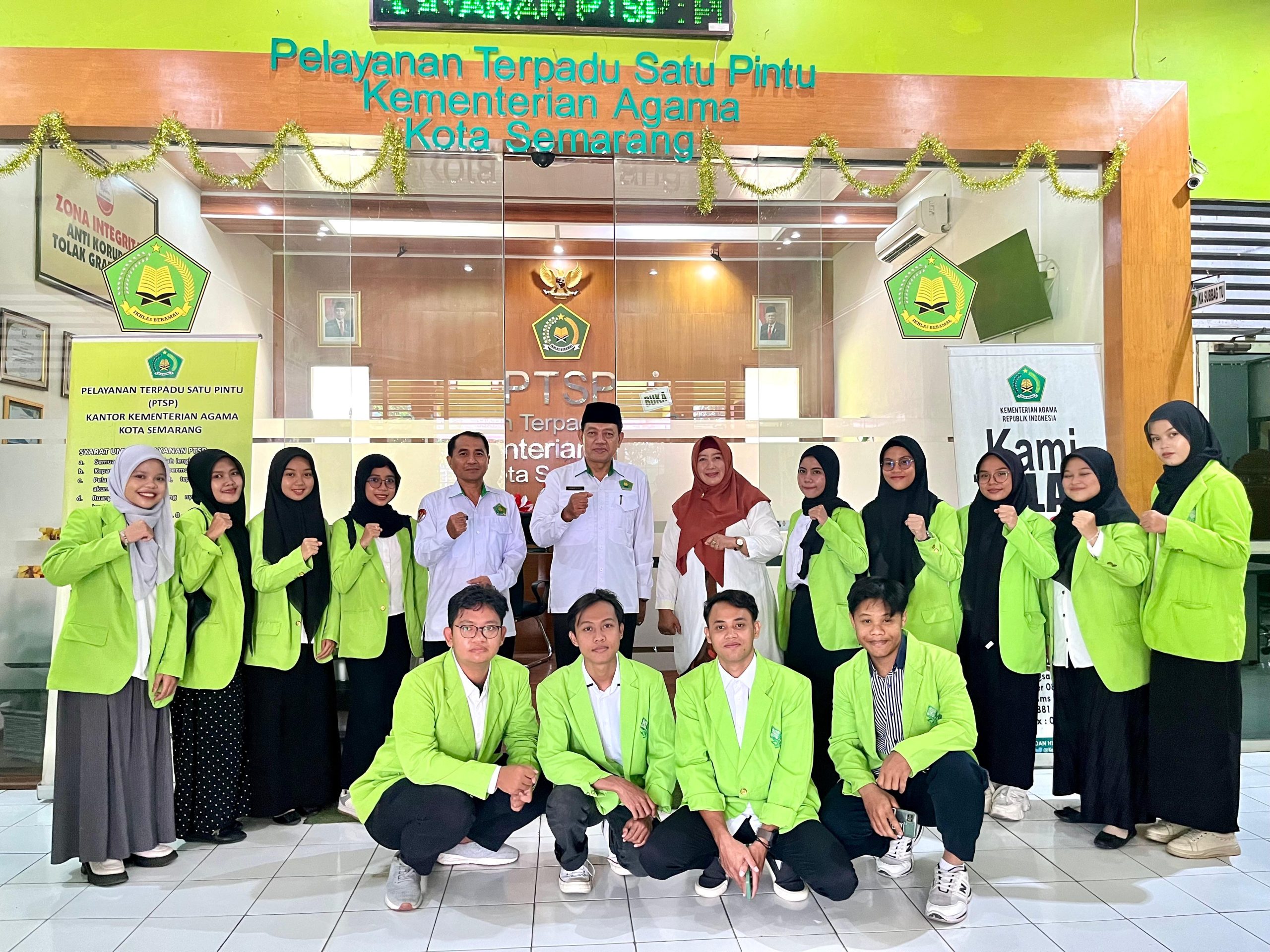 Kakankemenag Kota Semarang Lepas Mahasiswa PPL FDK UIN Walisongo