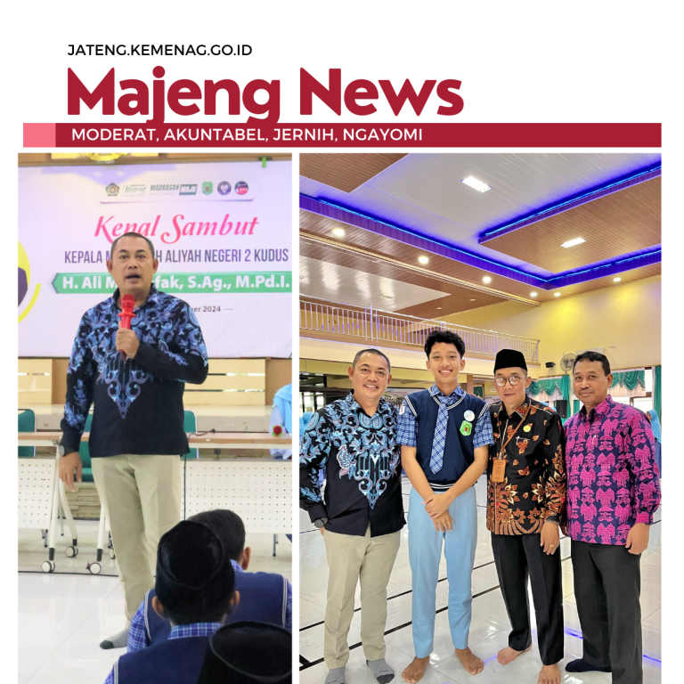 Kasubdit Kurikulum dan Evaluasi KSKK Madrasah Beri Motivasi Santri Boarding School Darul Azkiya MAN 2 Kudus