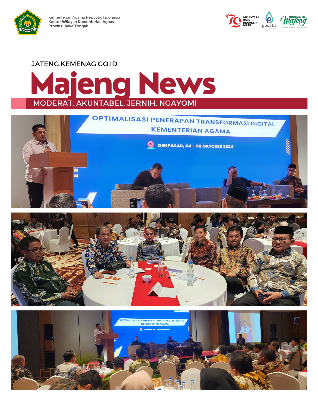 Kementerian Agama Prov. Jateng Siap Optimalkan Penerapan Transformasi Digital Kemenag