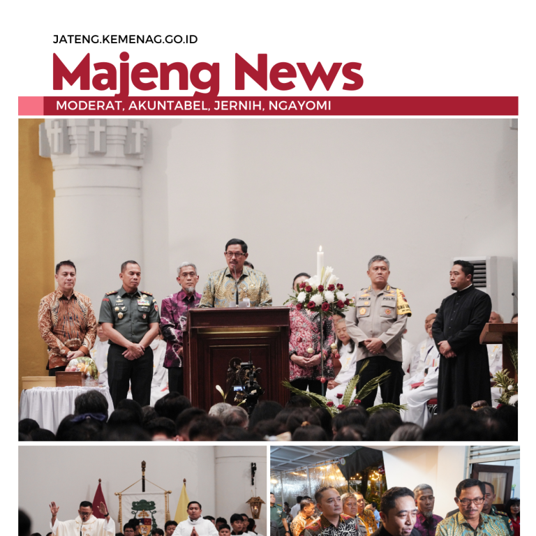 Pj. Gubernur Jateng Ajak Umat Katolik Menjaga Harmoni Dalam Keberagaman saat Misa Malam Natal di Gereja Katedral Semarang