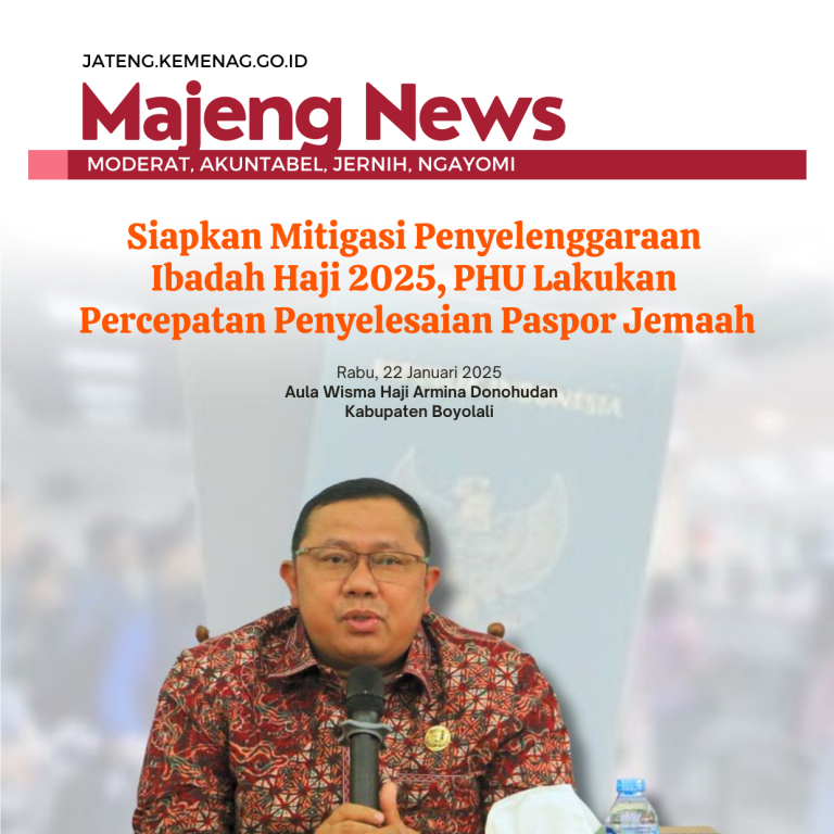 Siapkan Mitigasi Penyelenggaraan Ibadah Haji 2025, PHU Lakukan Percepatan Penyelesaian Paspor Jemaah