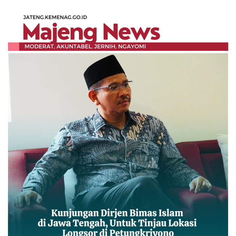 Kunjungan Dirjen Bimas Islam di Jawa Tengah, Untuk Tinjau Lokasi Longsor di Petungkriyono