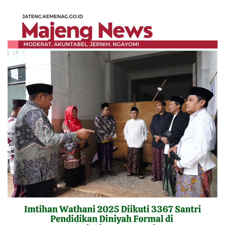 Imtihan Wathani 2025 Diikuti 3367 Santri Pendidikan Diniyah Formal di Jawa Tengah