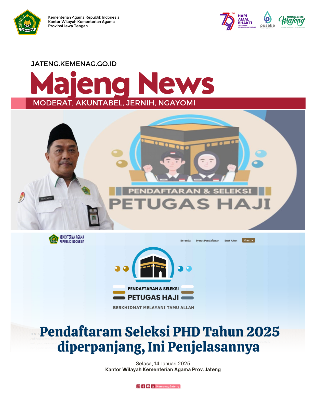 Pendaftaran Seleksi PHD Tahun 2025 diperpanjang, Ini Penjelasannya